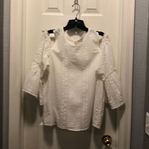 Trendy Lucky Brand Los Angeles Drop Shoulder Top